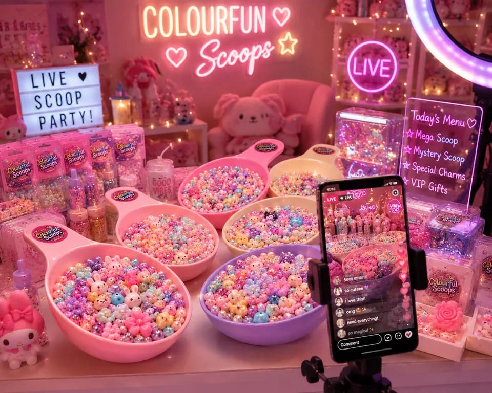 TikTok Live bei Colourfun Scoops