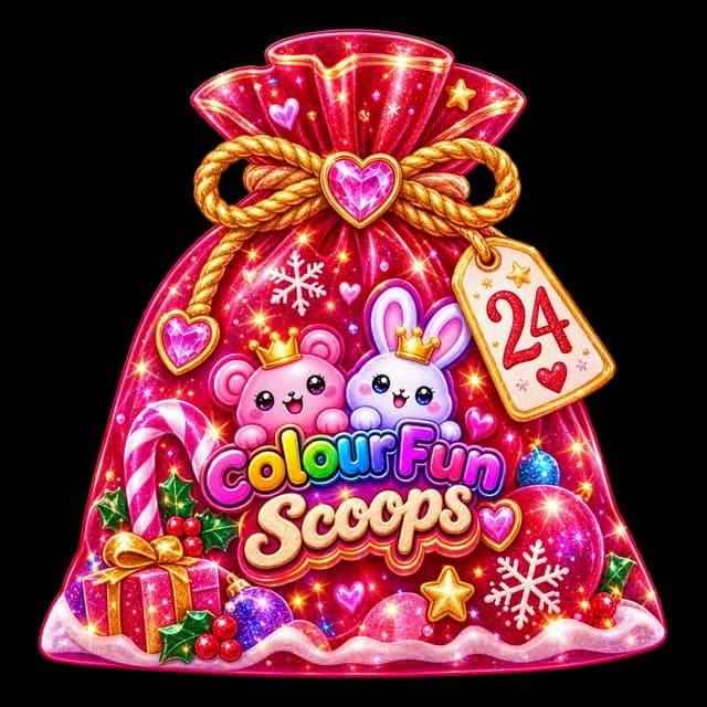 ColourFun Scoops Adventstüten-Set mit 24 Tüten