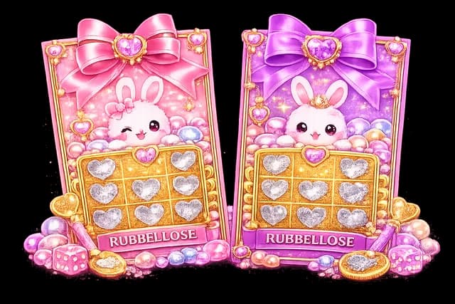 Rubbellose Becher